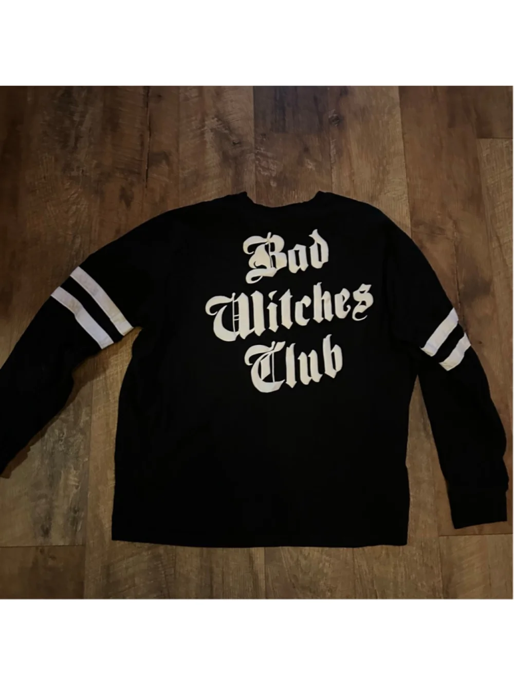 Women's Disney Bad Witches Club Long Sleeve Tee 2X Black White Summer